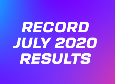 record July 2020 results